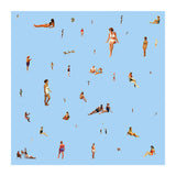 Bathers on Blue